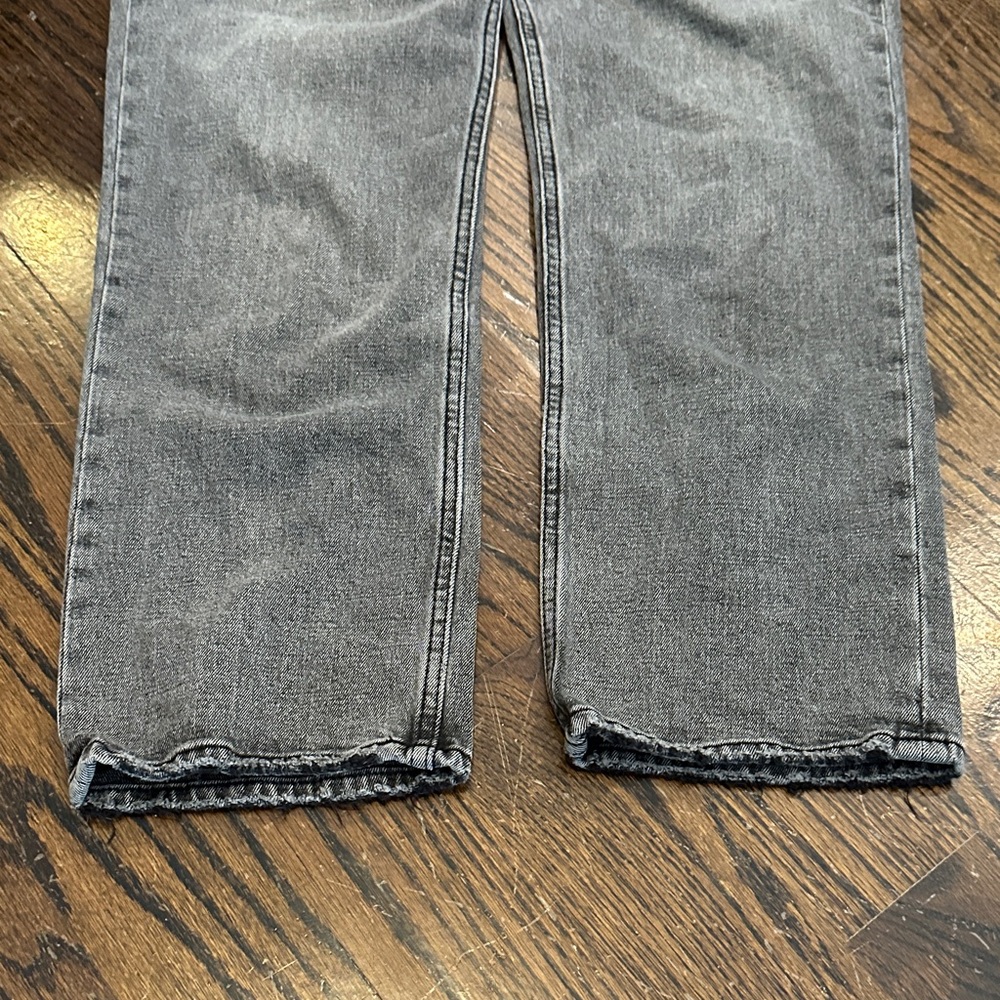 Abercrombie & Fitch Black- Dark Gray Denim Jeans Size 28 - Picture 4 of 6